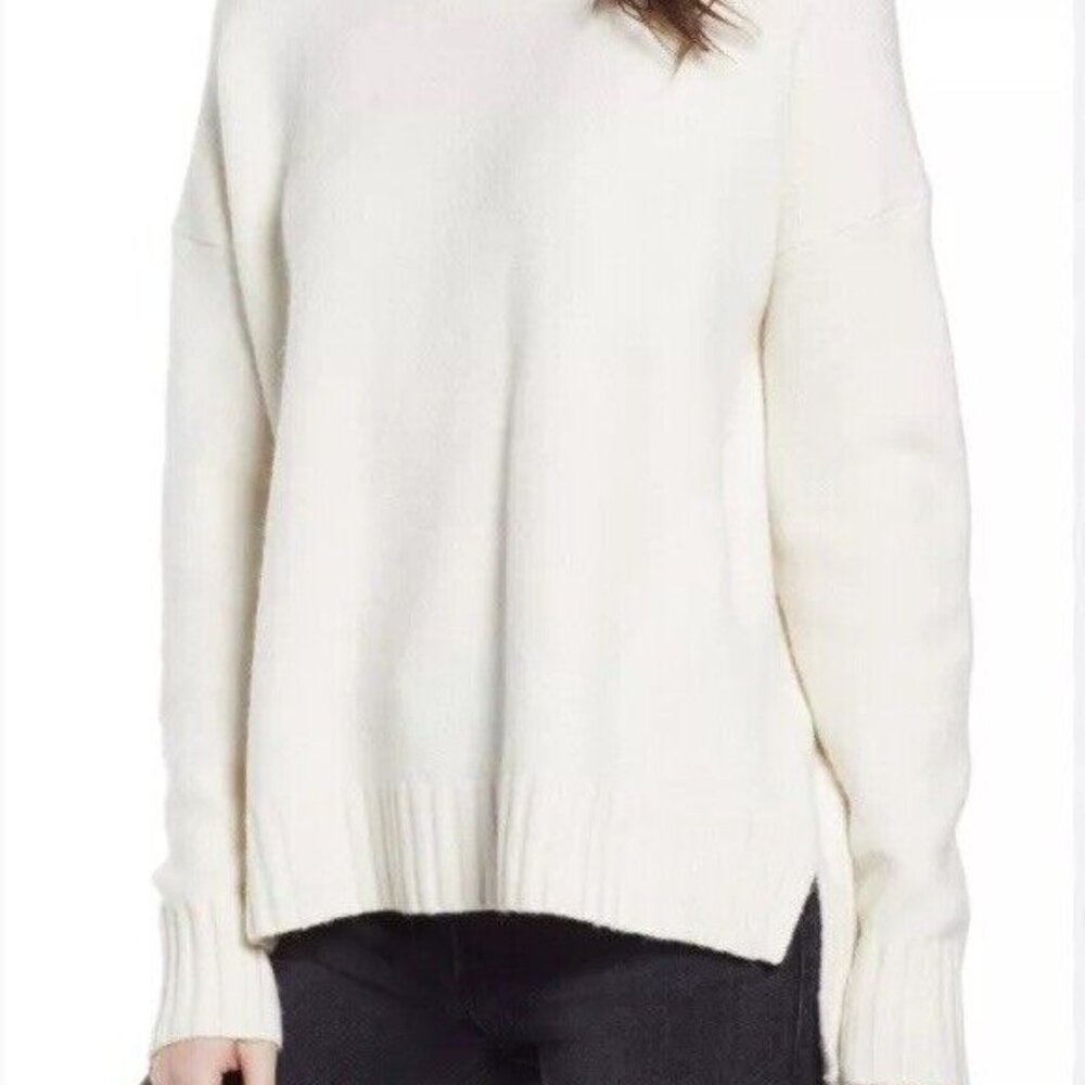 Jcrew Oversized Crewneck Merino Alpaca Supersoft Yarn - 2018 - Camel - Sz XXS - Picture 13 of 13